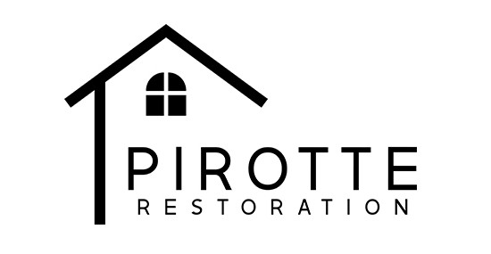 Pirotte Restoration Logo - House with Window